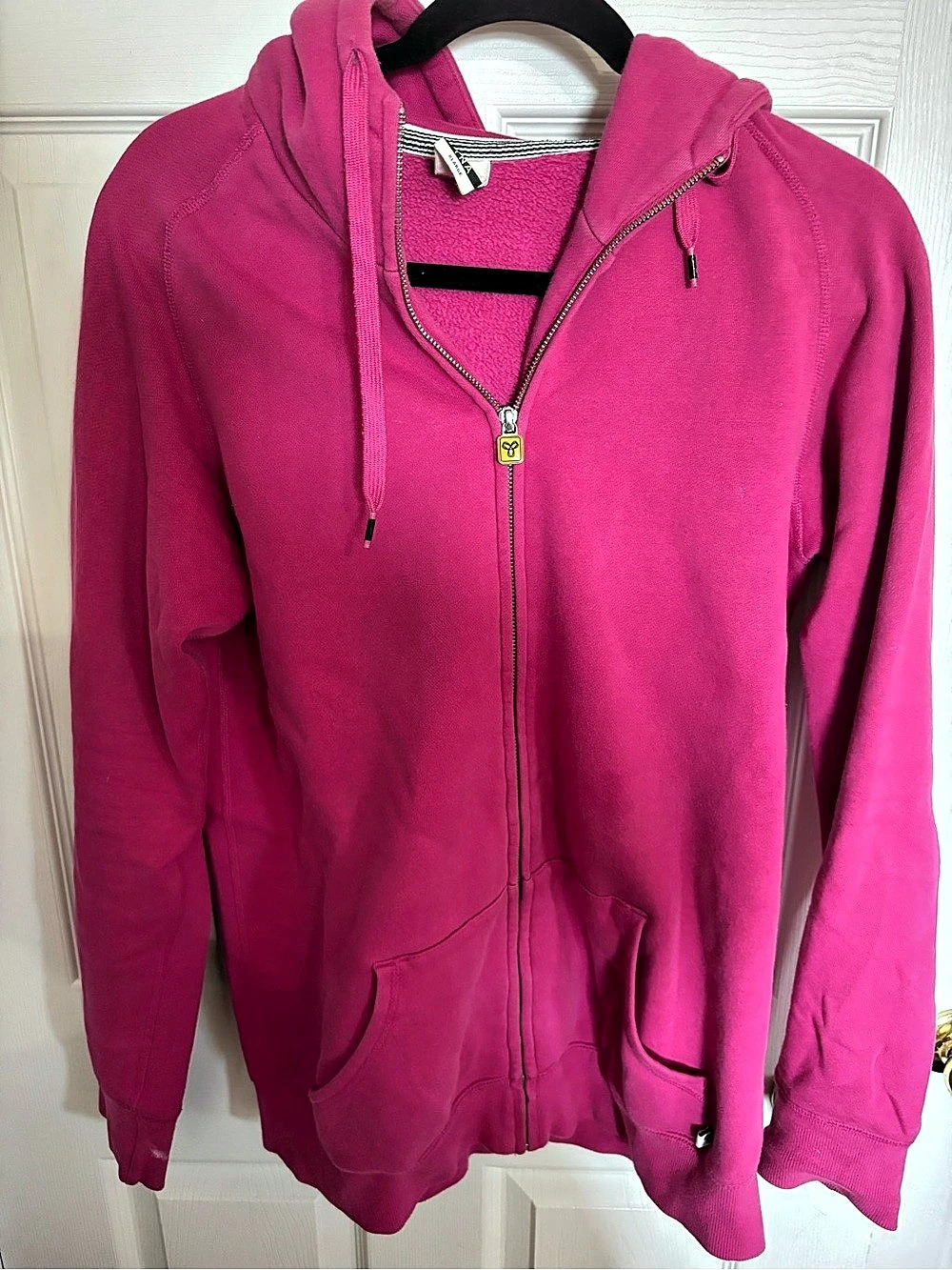 TNA Full Zip Fleece Hoodie Pink XL